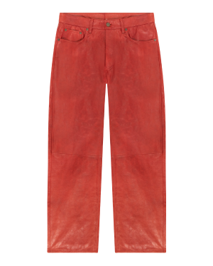 RedLeatherPants