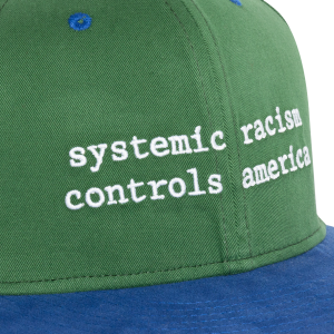 SystemicRacismTruckerHat_GreenDetail